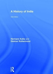 Front cover of A history of India by Hermann Kulke