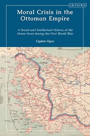 Front cover of Moral Crisis in the Ottoman Empire by Çigdem Oguz