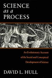 Cover of Science as a process by David L. Hull
