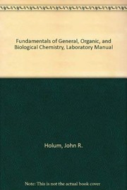 Cover of Laboratory Manual for Fundamentals of General, Organic, and Biological Chemistry by John R. Holum