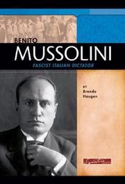 Front cover of Benito Mussolini by Brenda Haugen