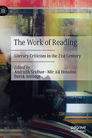 Front cover of Work of Reading by Anirudh Sridhar