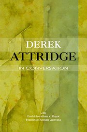 Cover of Derek Attridge in Conversation by Derek Attridge