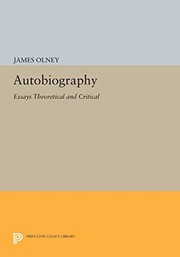 Cover of Autobiography by James Olney