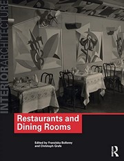 Cover of Restaurants and Dining Rooms by Christoph Grafe