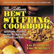 Front cover of Mrs. Cubbison's best stuffing cookbook by Leo Pearlstein