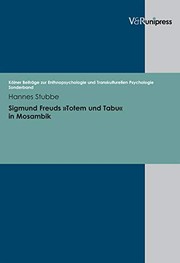 Front cover of Sigmund Freuds "Totem und Tabu" in Mosambik by Hannes Stubbe