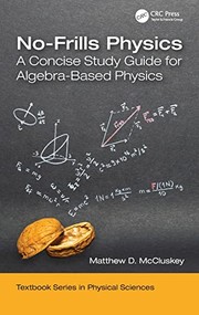 Cover of No-Frills Physics by Matthew D. McCluskey