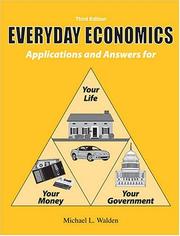 Cover of Everyday Economics by Michael L. Walden