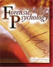 Cover of Forensic Psychology by Christopher Cronin