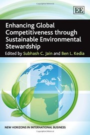 Front cover of Enhancing global competitiveness through sustainable environmental stewardship by Jain, Subhash C.