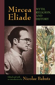 Cover of Mircea Eliade by Alan Kahan