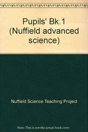 Cover of Chemistry by Nuffield Science Teaching Project.