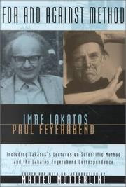 Cover of For and Against Method by Imre Lakatos