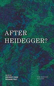 Cover of After Heidegger? by Gregory Fried