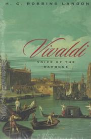 Cover of Vivaldi by H. C. Robbins Landon