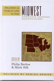 Front cover of Religion and Public Life in the Midwest by Philip Barlow