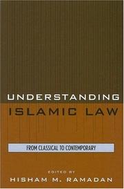 Cover of Understanding Islamic law by Hisham M. Ramadan