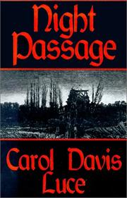 Cover of Night passage by Carol Davis Luce