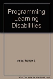 Cover of Programming learning disabilities by Robert E. Valett