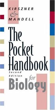 Front cover of The pocket handbook for biology by Laurie G. Kirszner