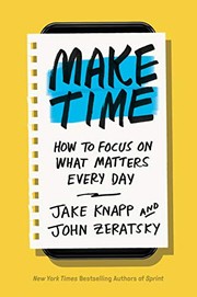 Cover of Make time by Jake Knapp