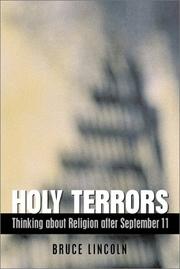 Cover of Holy terrors by Bruce Lincoln