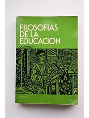 Front cover of Filosofías de la educación by Octavio Fullat Genis