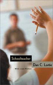 Cover of Schoolteacher by Dan C. Lortie