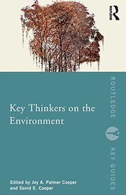 Cover of Key Thinkers on the Environment by Joy A. Palmer Cooper
