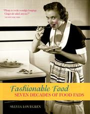 Front cover of Fashionable Food by Sylvia Lovegren