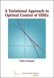Front cover of Variational Approach to Optimal Control of ODEs by Pablo Pedregal