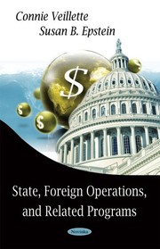 Cover of State foreign operations and related programs by Connie Veillette