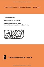 Cover of Muslime in Europa by Ursi Schweizer