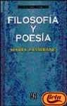 Cover of Filosofía y poesía by María Zambrano