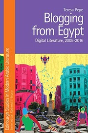 Front cover of Blogging from Egypt by Teresa Pepe