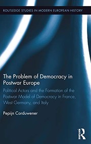 Front cover of Problem of Democracy in Postwar Europe by Pepijn Corduwener