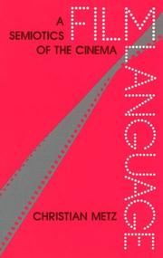 Cover of Essais sur la signification au cinéma by Metz, Christian.