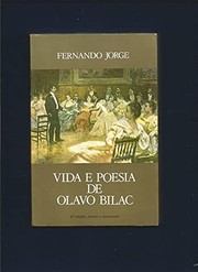 Front cover of Vida e poesia de Olavo Bilac by Fernando Jorge
