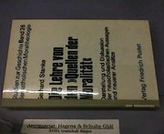 Front cover of Die Lehre von den "Quellen der Moralität" by Gerhard Stanke