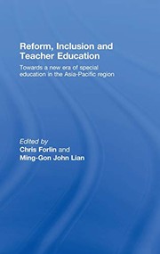 Front cover of Reform, inclusion, and teacher education by Chris Forlin