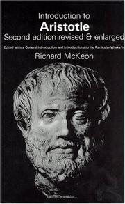 Front cover of Introduction to Aristotle by Aristotle