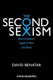 Cover of The second sexism by David Benatar
