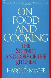 Front cover of On food and cooking by Harold McGee