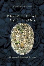 Cover of Promethean Ambitions by William R. Newman