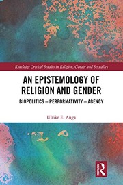 Front cover of Epistemology of Religion and Gender by Ulrike E. Auga