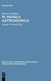 Front cover of Astronomica by Marcus Manilius