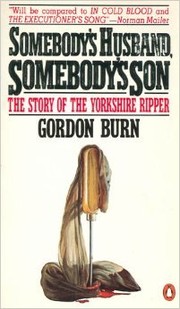 Cover of 'Somebody's husband, somebody's son' by Gordon Burn