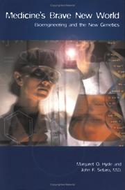 Front cover of Medicine's brave new world by Margaret O. Hyde