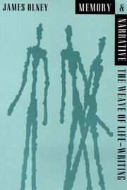 Cover of Memory and Narrative by James Olney